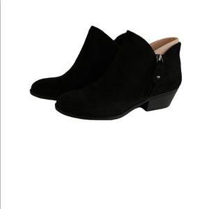 SO Black Suede ankle boots